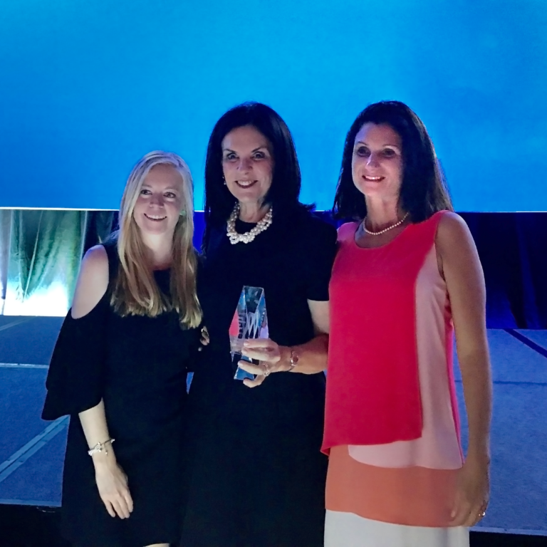Natalie, Nancy, Dr. Cherqui at CRF Global Genes Award
