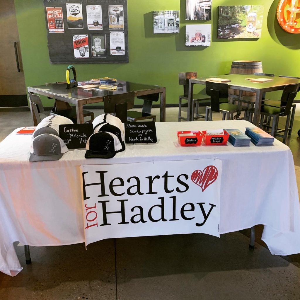 Hearts for Hadley fundraiser Cystinosis Research Foundation