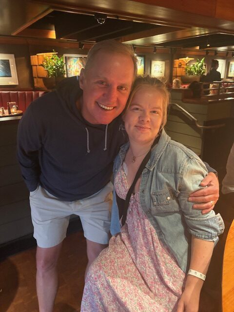 Jenna and kidney donor Jeff